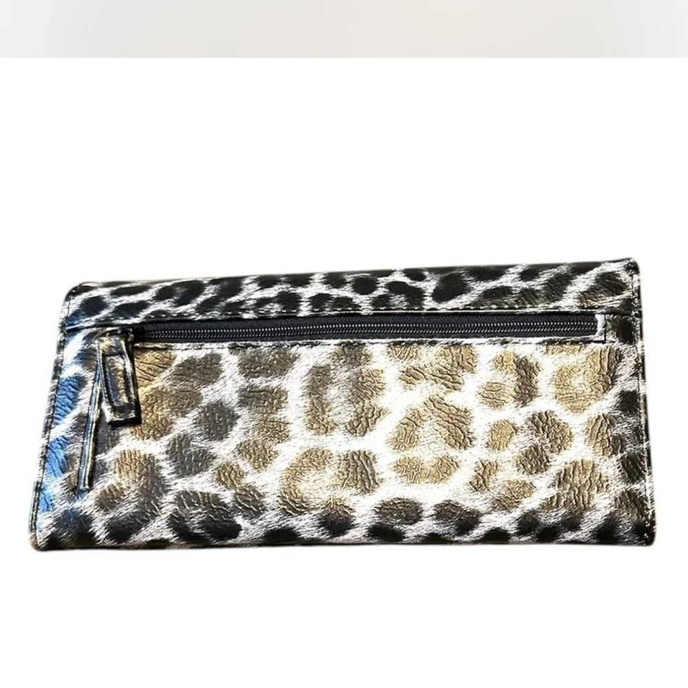 Leopard Print Wallet Kenneth Cole Reaction y2k